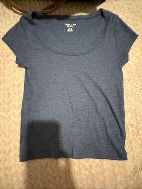 American Eagle Outfitters Navy Crewneck Tee